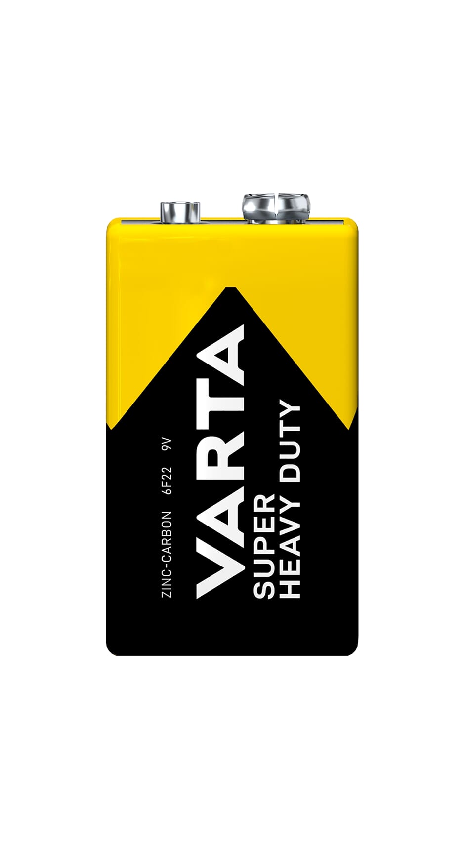 Varta SuperLife 9V. Zinc Carbon. por unidad. (Paquete colgante)