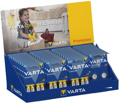 Energía de pantalla de batería Varta AA + AAA + CR2032