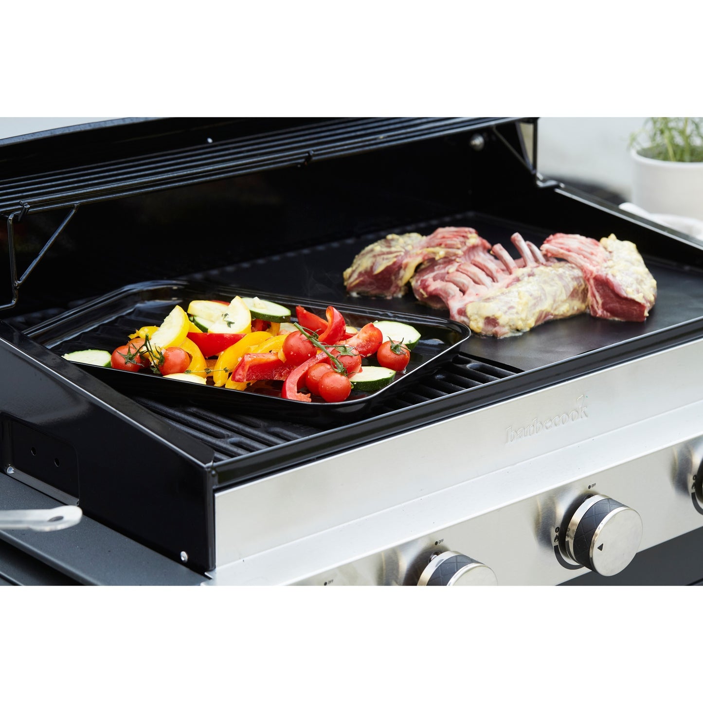 Panna della griglia riutilizzabile Barbecook dall'e -mail