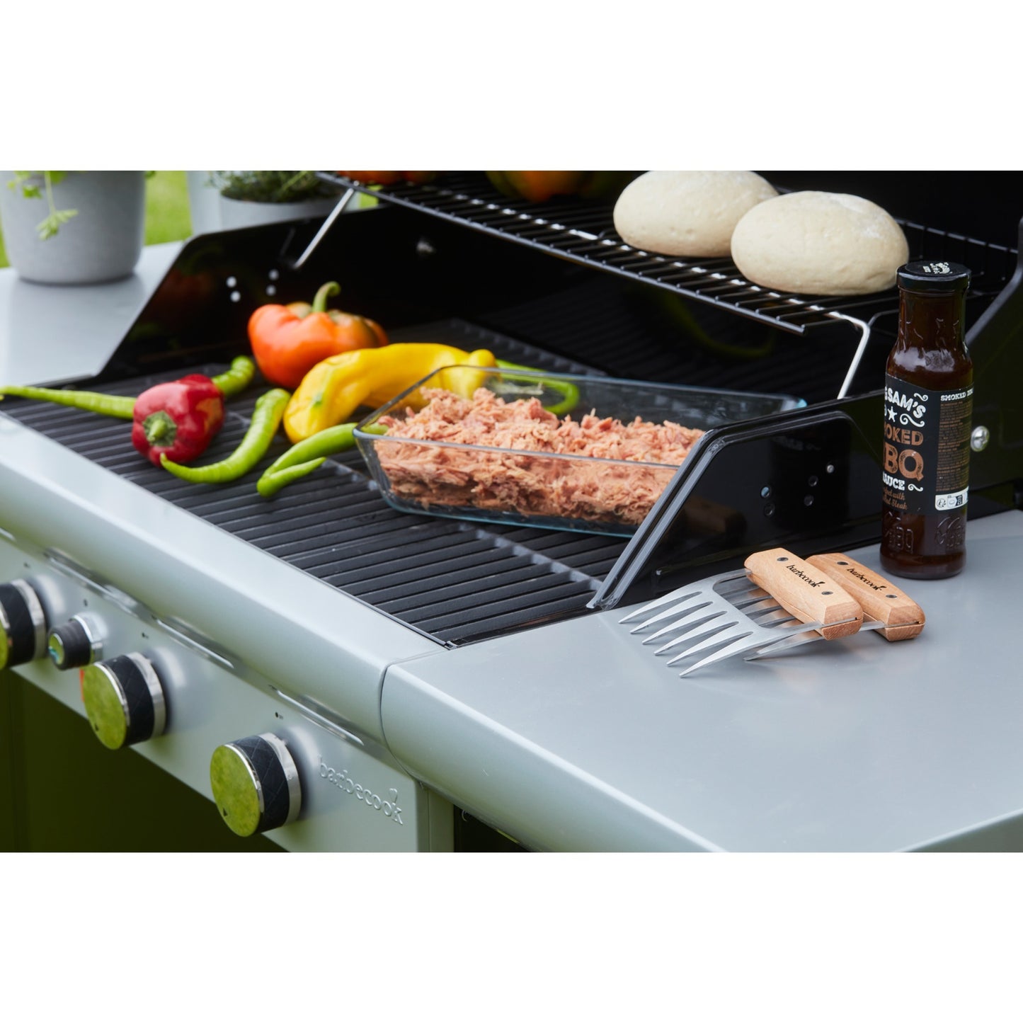Set di barbecook di 2 artigli di carne