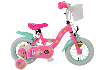 Bicicletta per bambini Barbie - ragazze - 12 pollici - rosa - due freni a mano