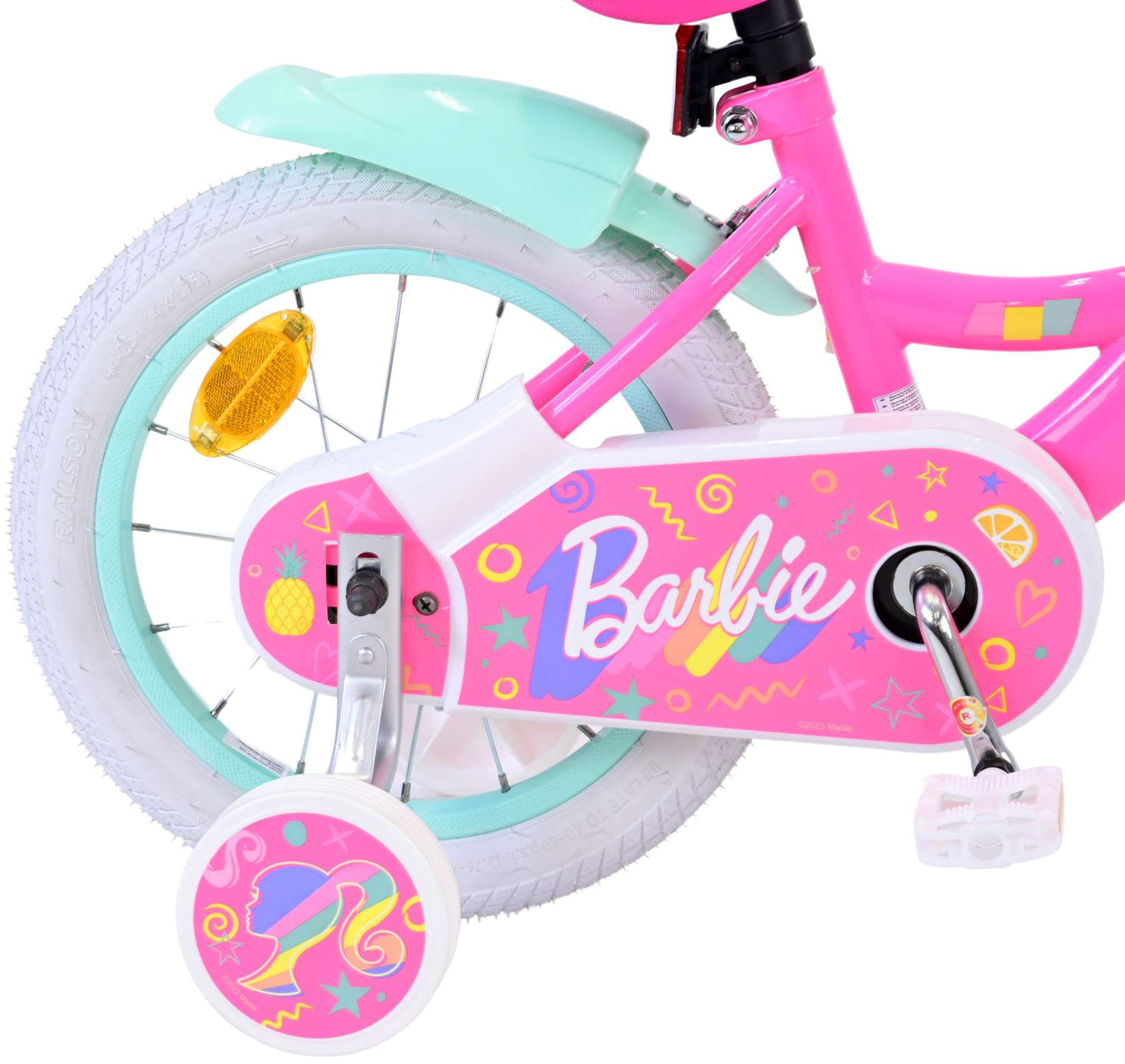 Barbie Children's Bike Girls de 14 pulgadas rosa