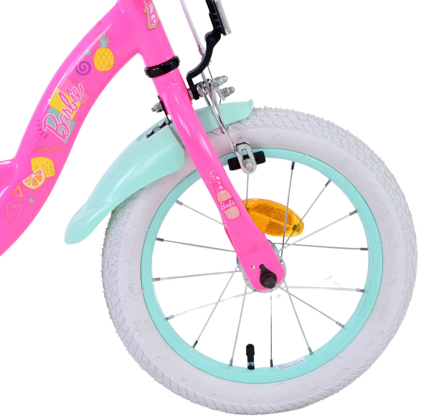 Barbie Children's Bike Girls de 14 pulgadas rosa