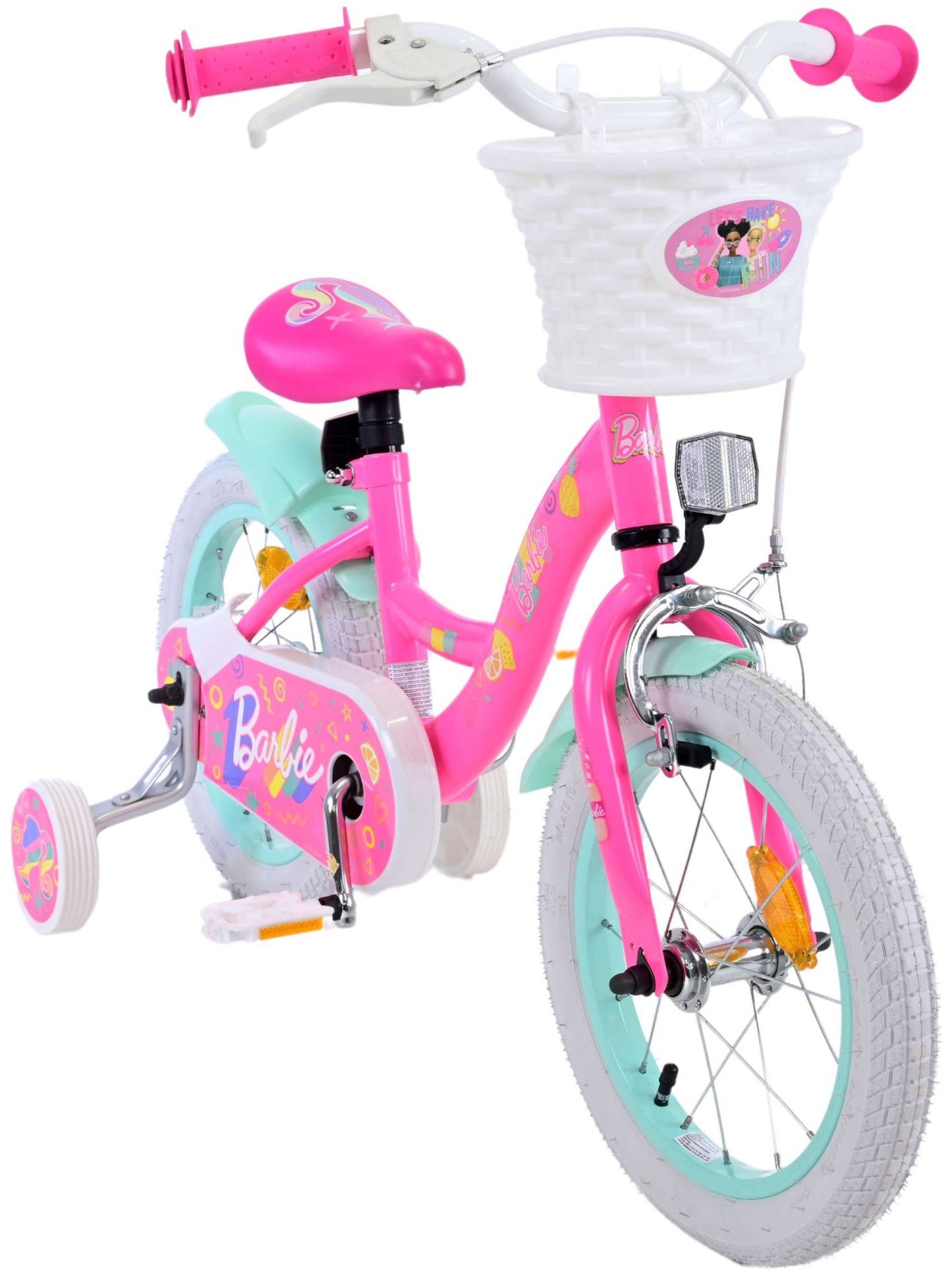 Barbie Children's Bike Girls de 14 pulgadas rosa