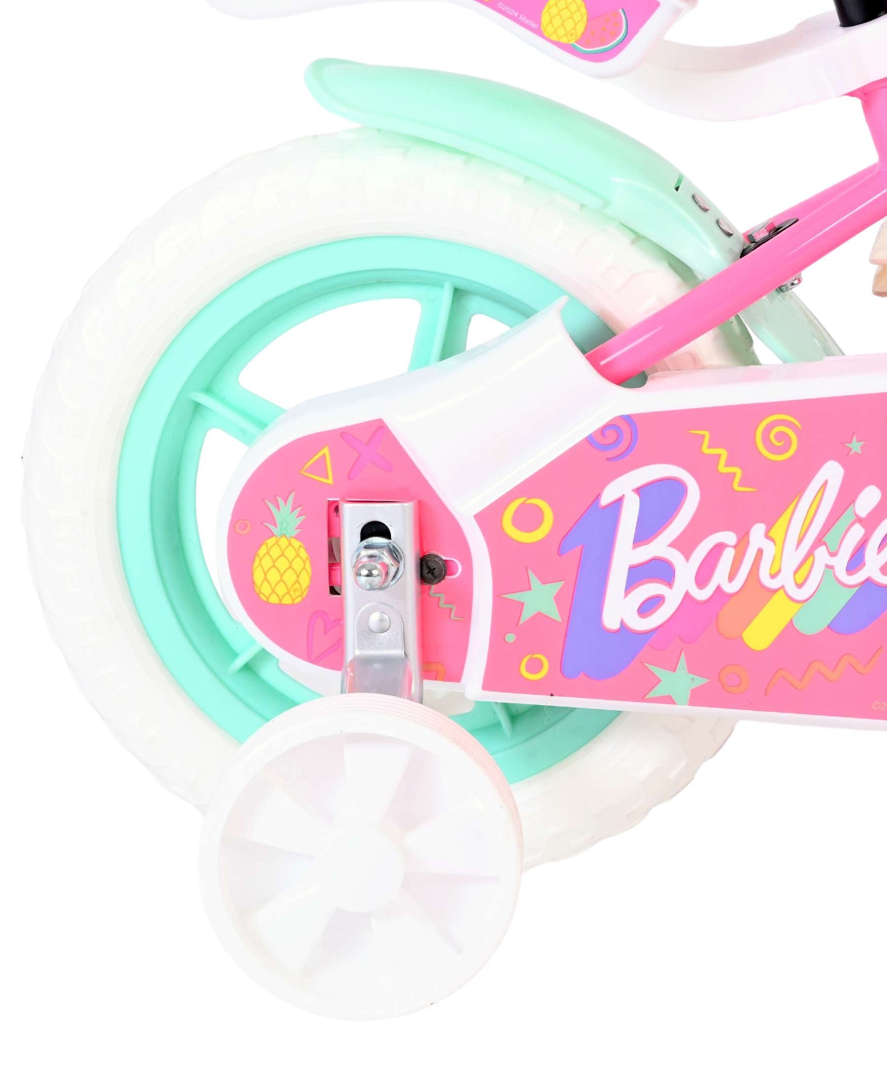 Barbie kinderfiets - meisjes - mag wheels - 12 inch - roze