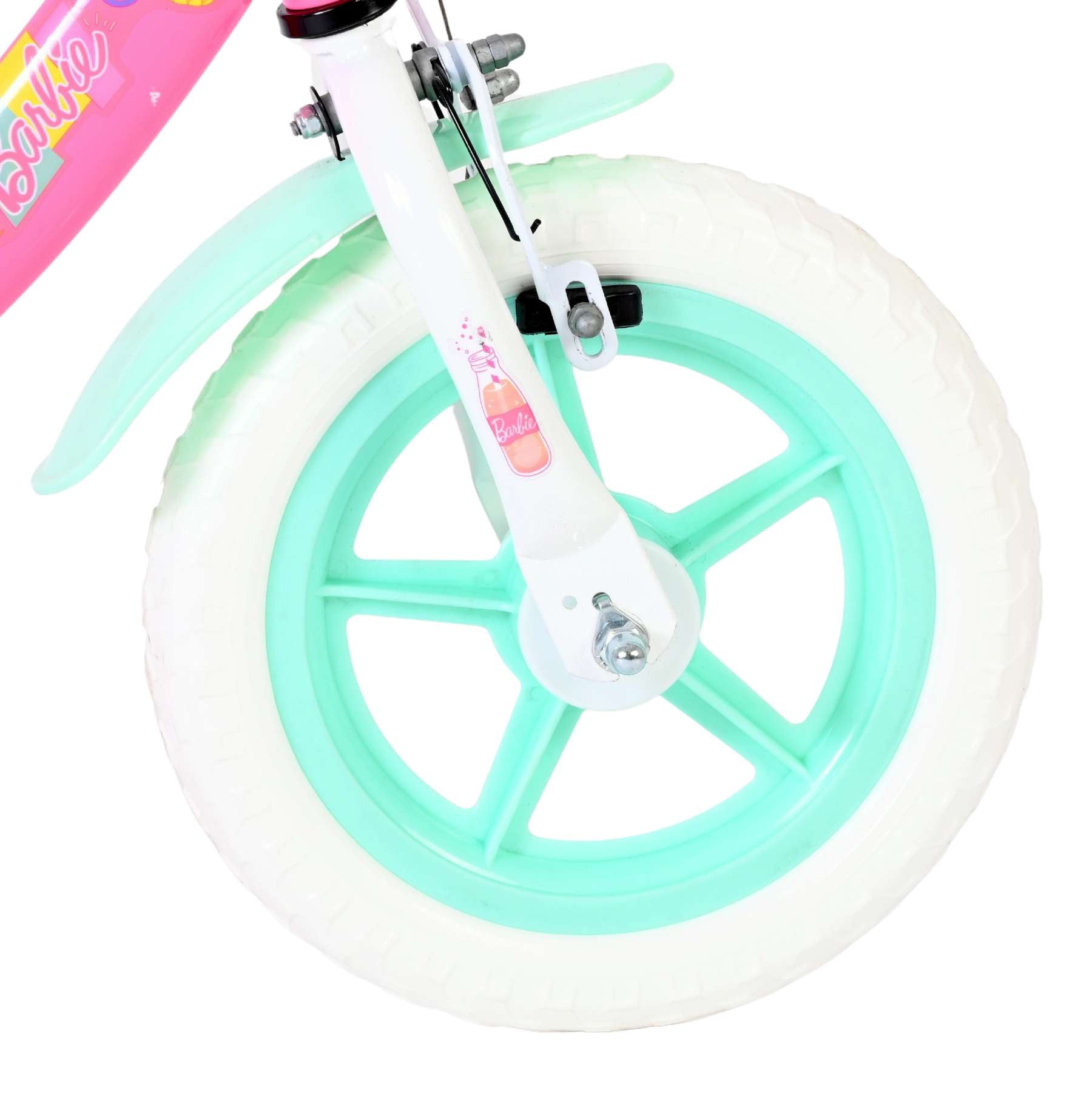 Barbie kinderfiets - meisjes - mag wheels - 12 inch - roze