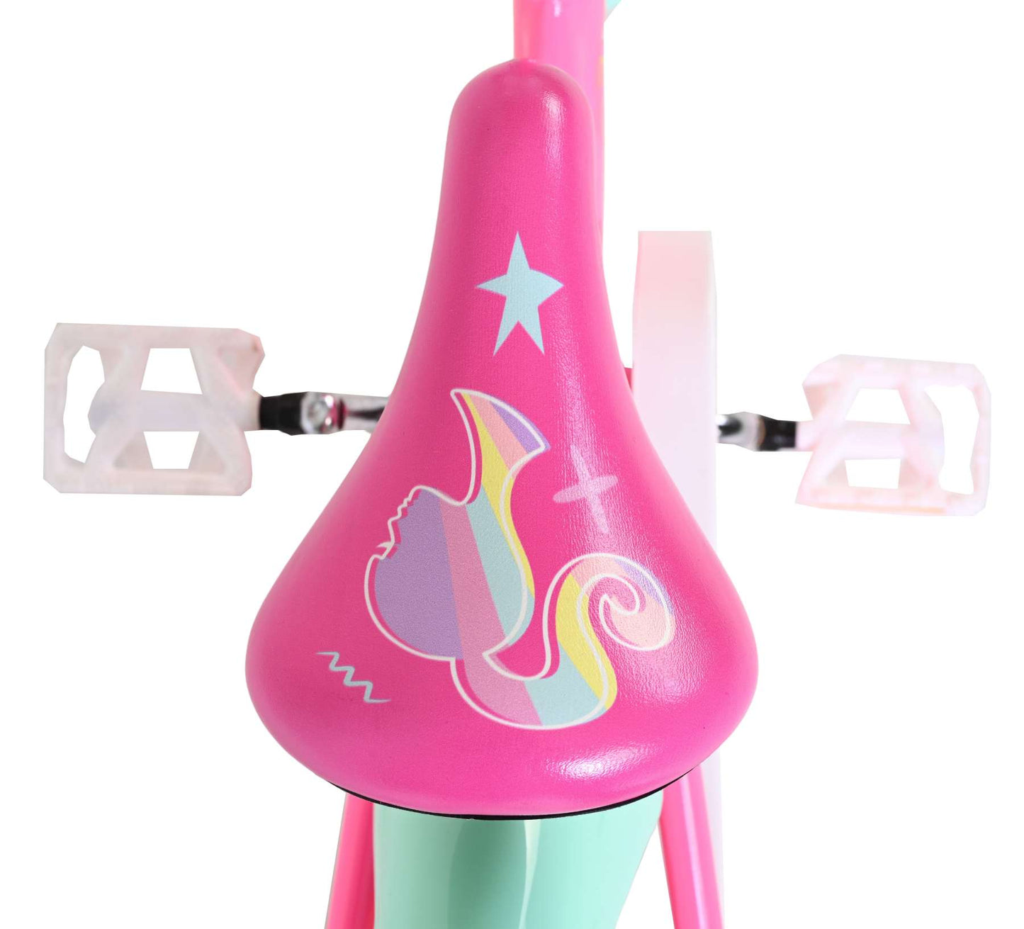 Bicicleta infantil Barbie - niñas - 14 pulgadas - rosa