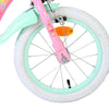Bicicleta infantil Barbie - niña - 14 pulgadas - rosa - dos frenos de mano