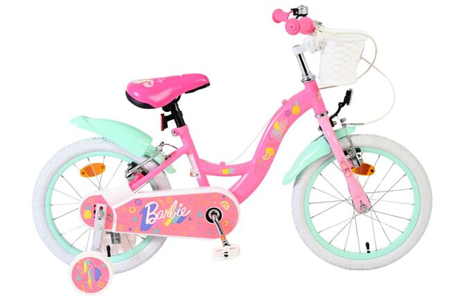 Bicicletta per bambini Barbie - ragazze - 16 pollici - rosa - due freni a mano
