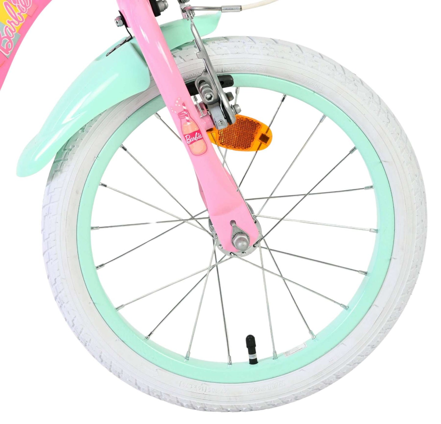 Bicicletta per bambini Barbie - ragazze - 16 pollici - rosa - due freni a mano