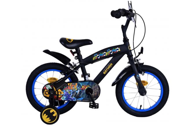 Batman Children's Bike Boys da 14 pollici Nero Freni a due mani