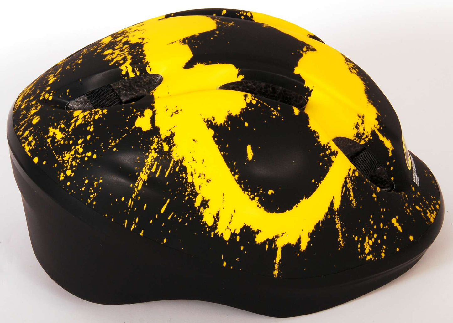 Casco de bicicleta de skate Batman Junigoud 52-56 cm de amarillo negro