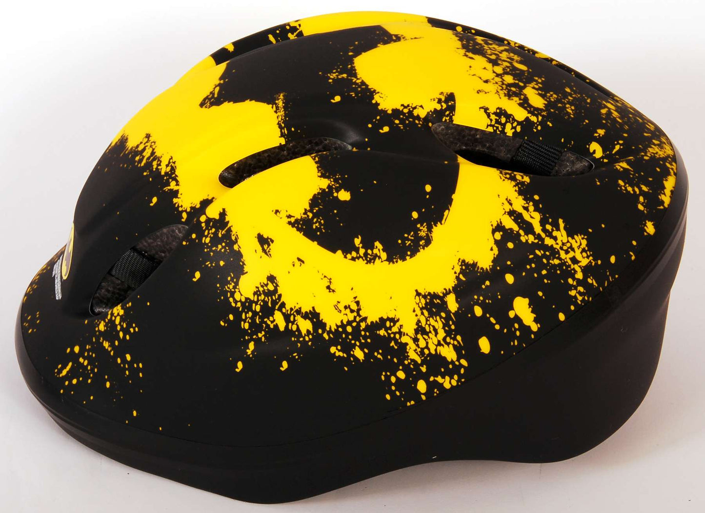 Casco de bicicleta de skate Batman Junigoud 52-56 cm de amarillo negro