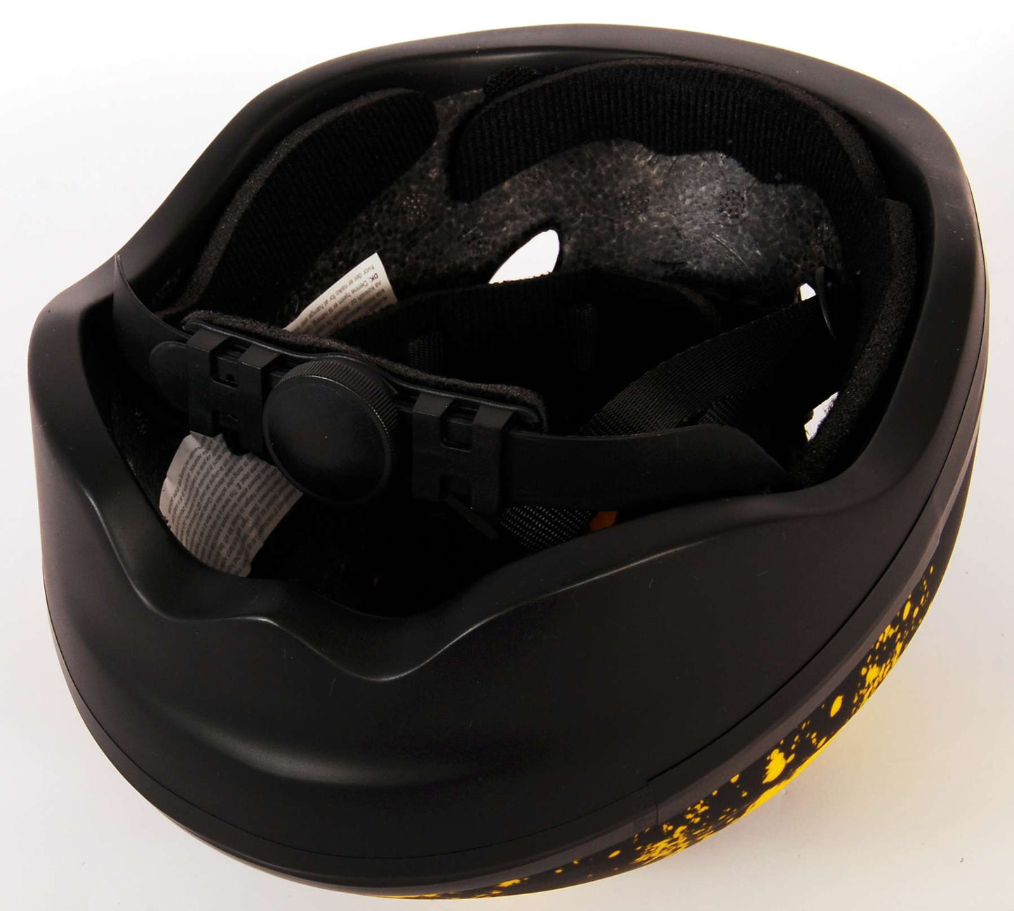 Casco de bicicleta de skate Batman Junigoud 52-56 cm de amarillo negro
