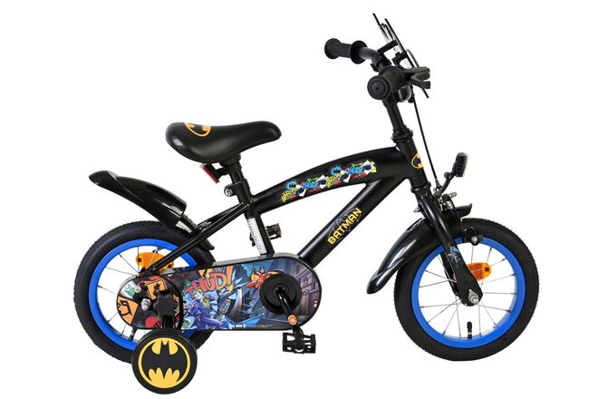 Bicicletta per bambini Batman - ragazzi - 12 pollici - nera
