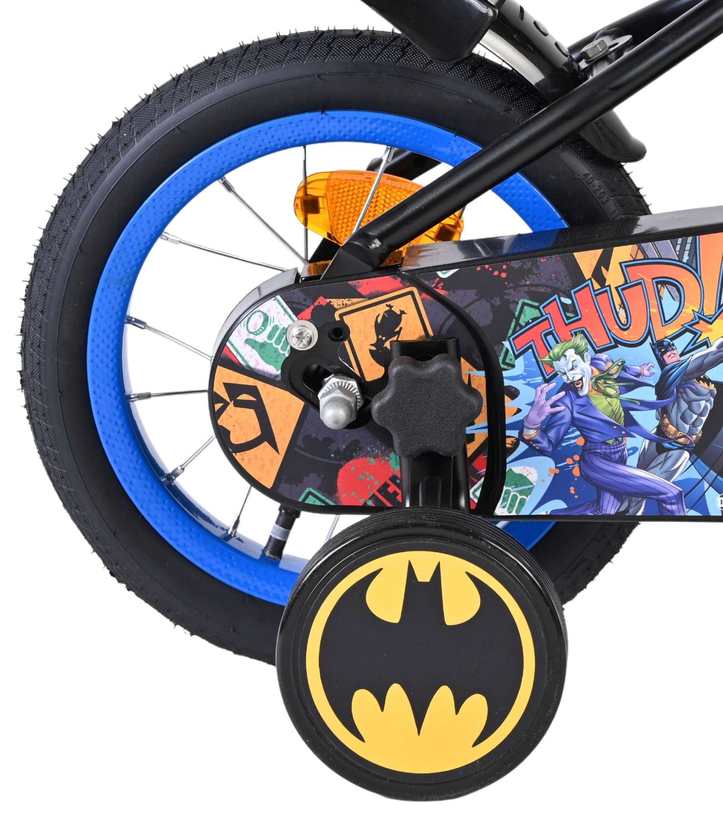 Bicicletta per bambini Batman - ragazzi - 12 pollici - nera