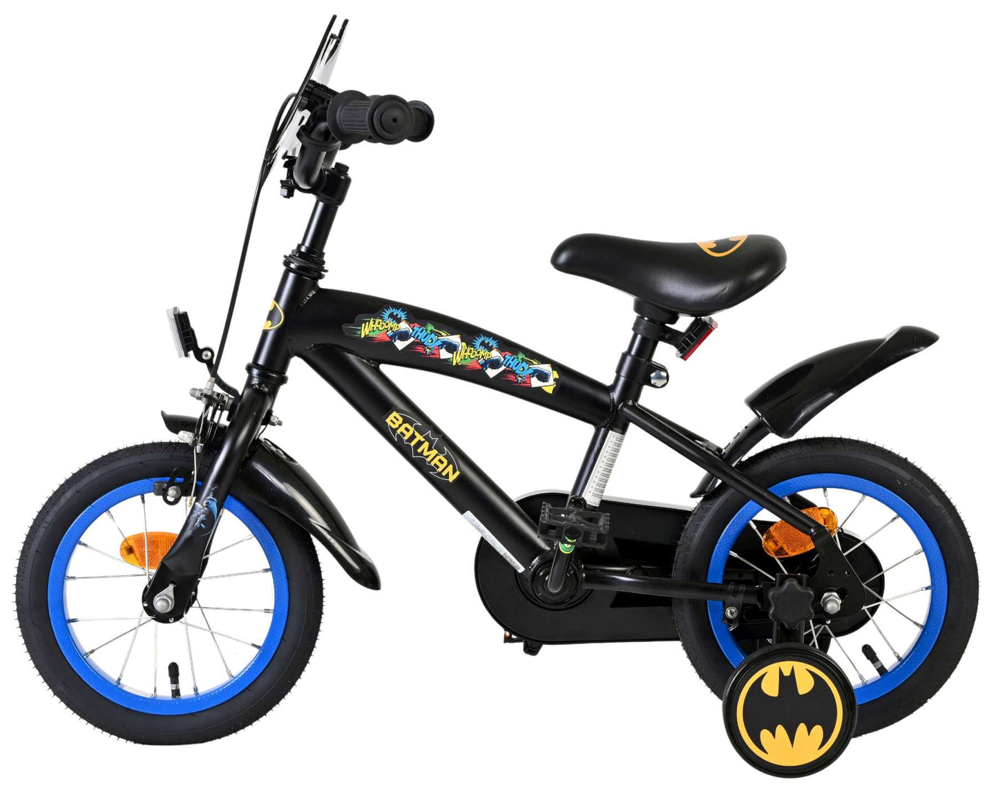 Bicicletta per bambini Batman - ragazzi - 12 pollici - nera