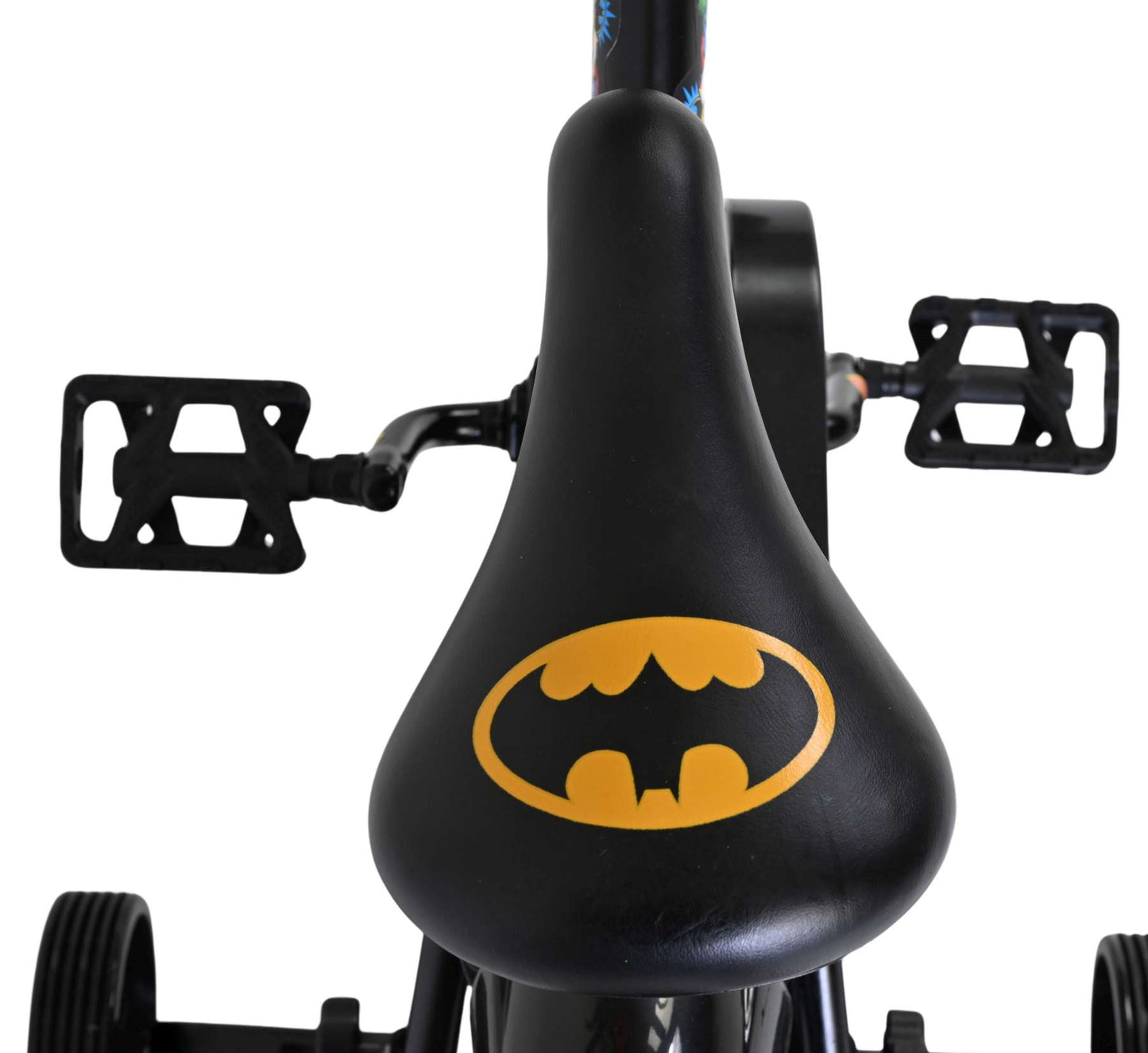 Bicicletta per bambini Batman - ragazzi - 12 pollici - nera - due freni a mano
