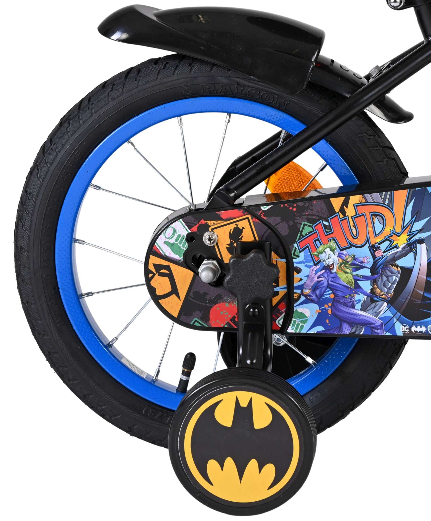 Bicicletta per bambini Batman - ragazzi - 14 pollici - nera