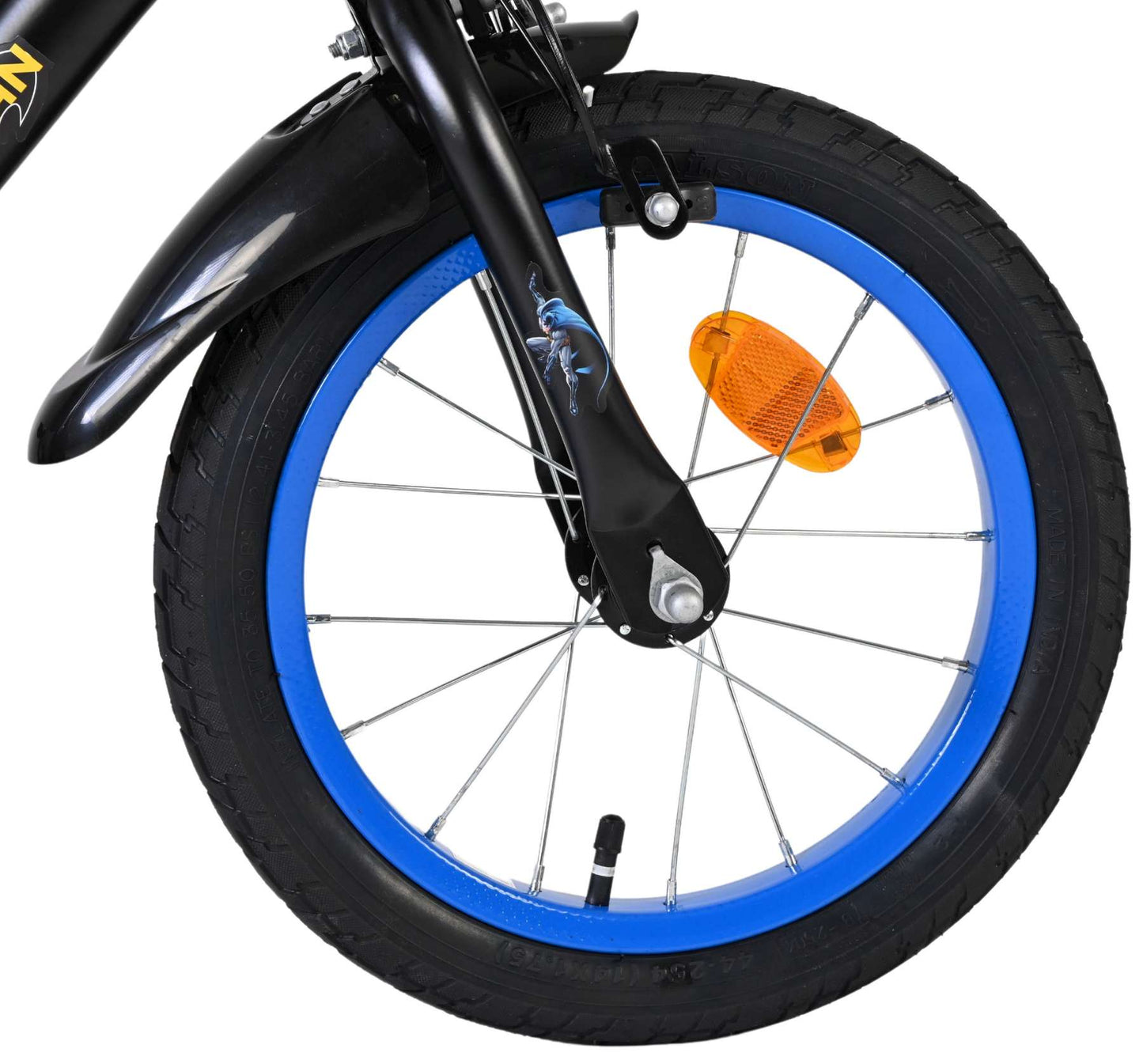 Bicicletta per bambini Batman - ragazzi - 14 pollici - nera