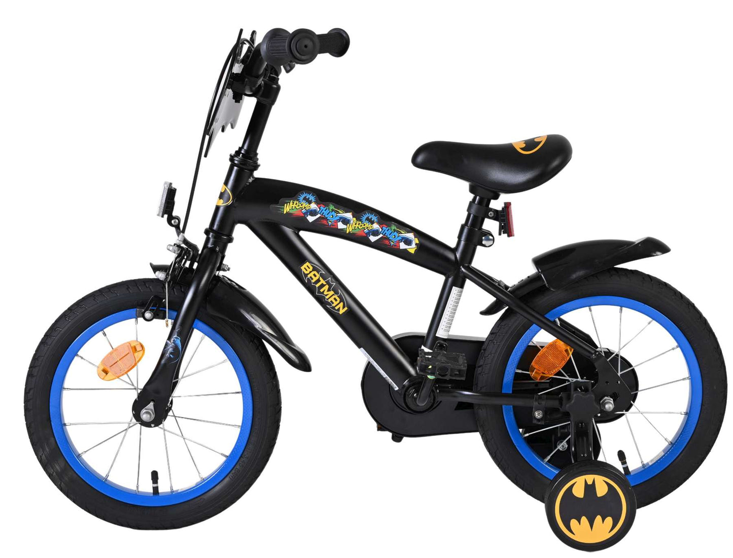 Bicicletta per bambini Batman - ragazzi - 14 pollici - nera
