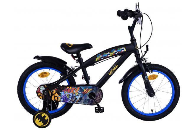 Batman Children's Bike Boys da 16 pollici Nero Freni a due mani