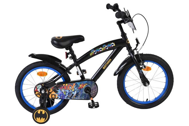 Bicicletta per bambini Batman - ragazzi - 16 pollici - nera