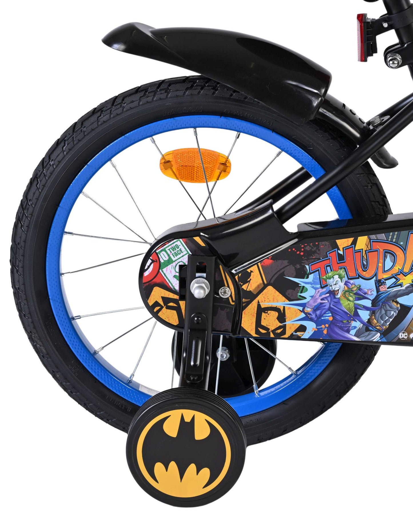 Bicicletta per bambini Batman - ragazzi - 16 pollici - nera