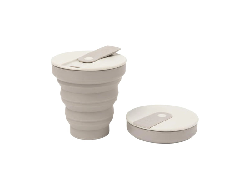 Beewise silicone da viaggio silicone tazza grigio chiaro 235ml
