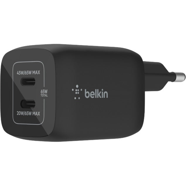 Belkin BoostCharge Pro 2-poort USB-C Gan Wall Carger con P