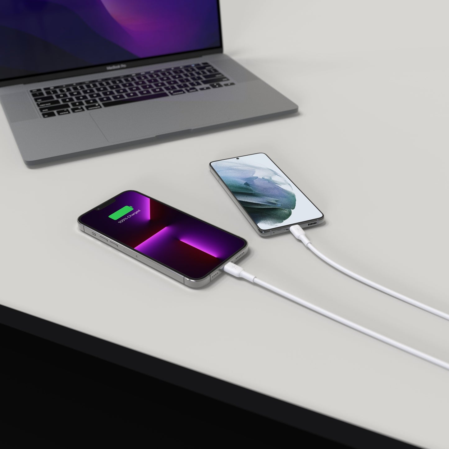 Belkin BoostCharge 2-poort USB-C Gan-Wallader con P