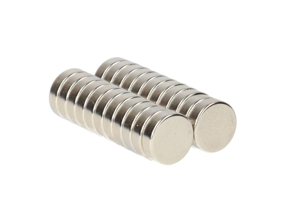 Magnets de bloques de topper guardados - 10 mm x 3 mm - N48 - 20st.