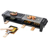 Bestron Arg200BW Raclette con Natural Grillstone y Grillpla