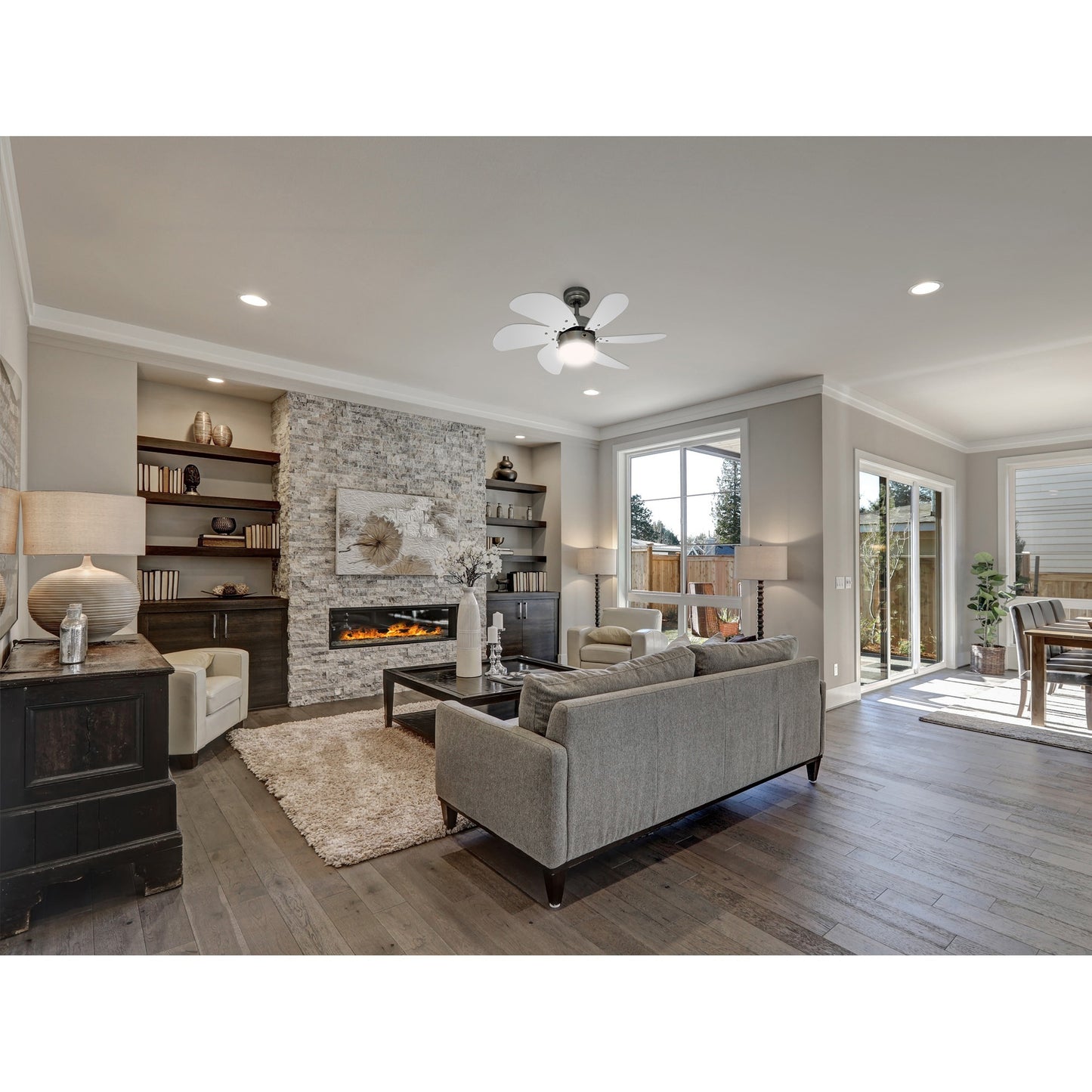 Ventilador de techo Bestron DC30T con iluminación