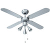 Ventilatore a soffitto bestron dlhb42s con illuminazione