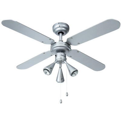 Ventilatore a soffitto bestron dlhb42s con illuminazione