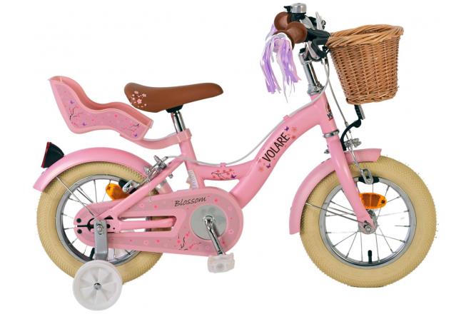 Chicas de bicicleta para niños de Vlare Blossom 12 pulgadas rosa dos frenos de mano