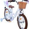 Volare Blossom Children's Bicycle Girls de 16 pulgadas blancas dos frenos de mano