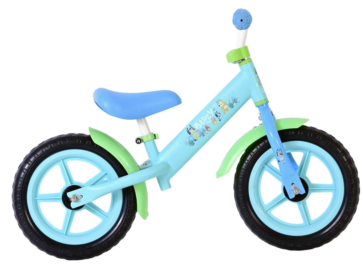Bici senza pedali in metallo blu