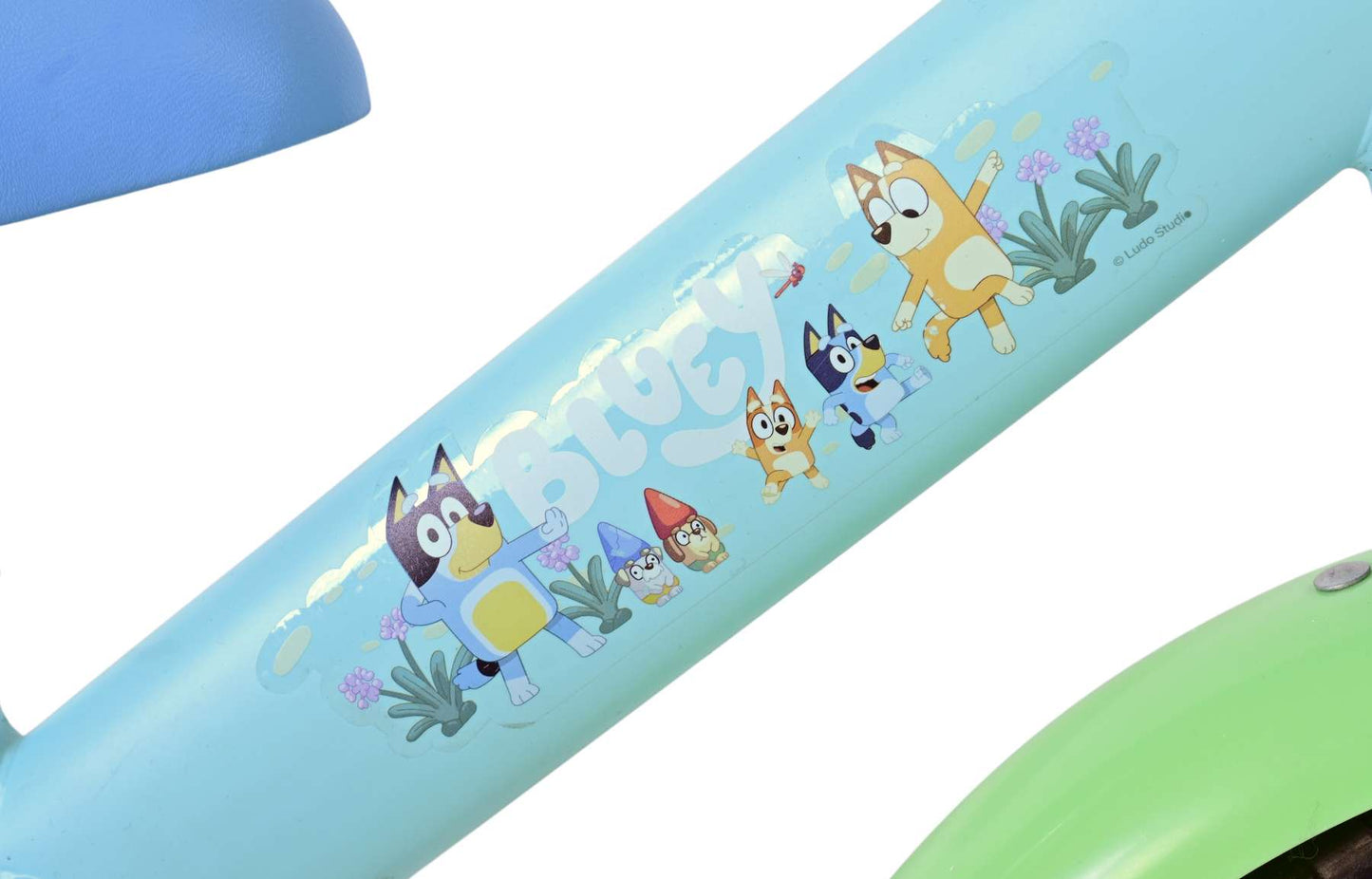 Bici senza pedali in metallo blu