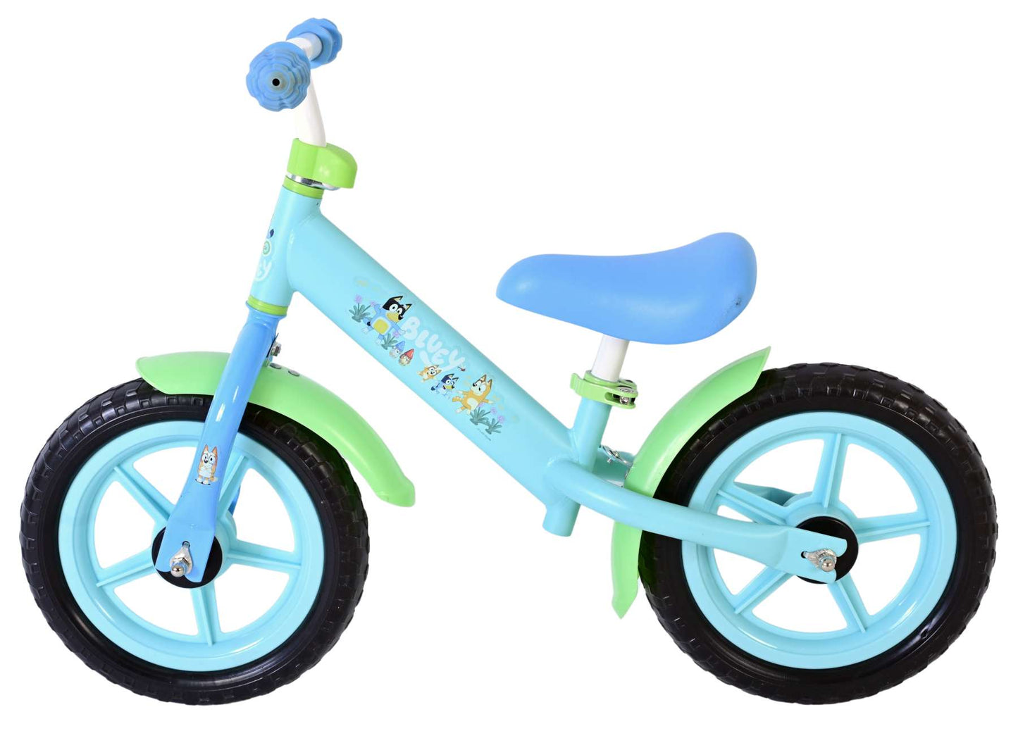 Bici senza pedali in metallo blu
