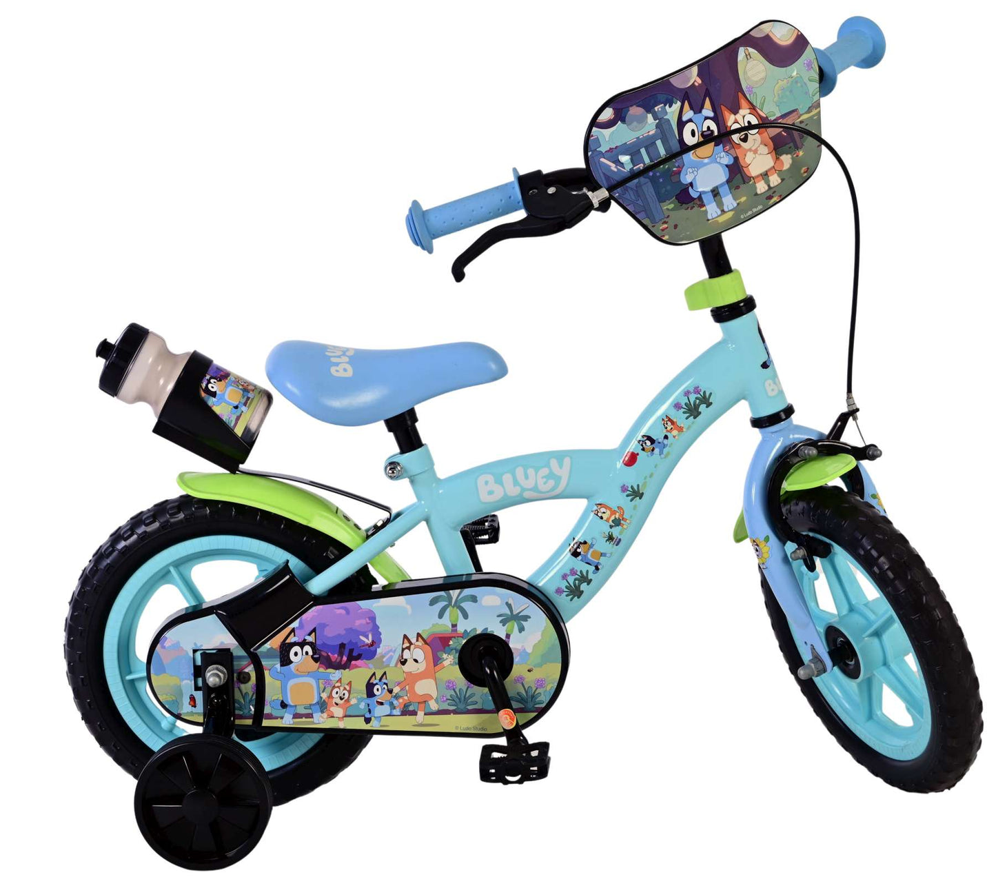 Bicicletta per bambini Bluey - ragazzi - ruote magnetiche - 12 pollici - blu