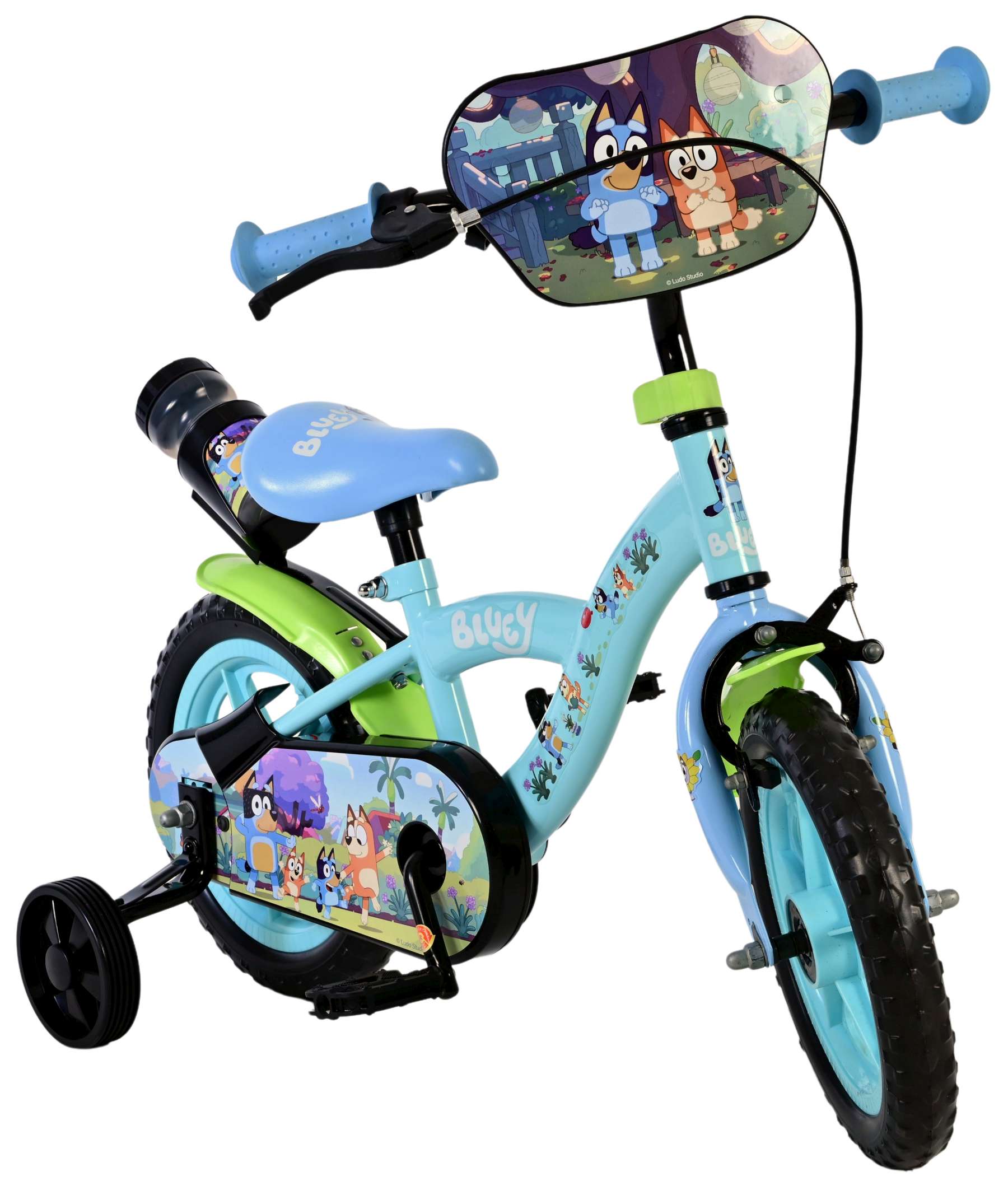 Bluey kinderfiets - jongens - mag wheels - 12 inch - blauw