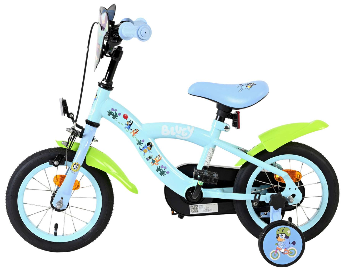 Bicicletta per bambini Bluey - uni - 12 pollici - blu