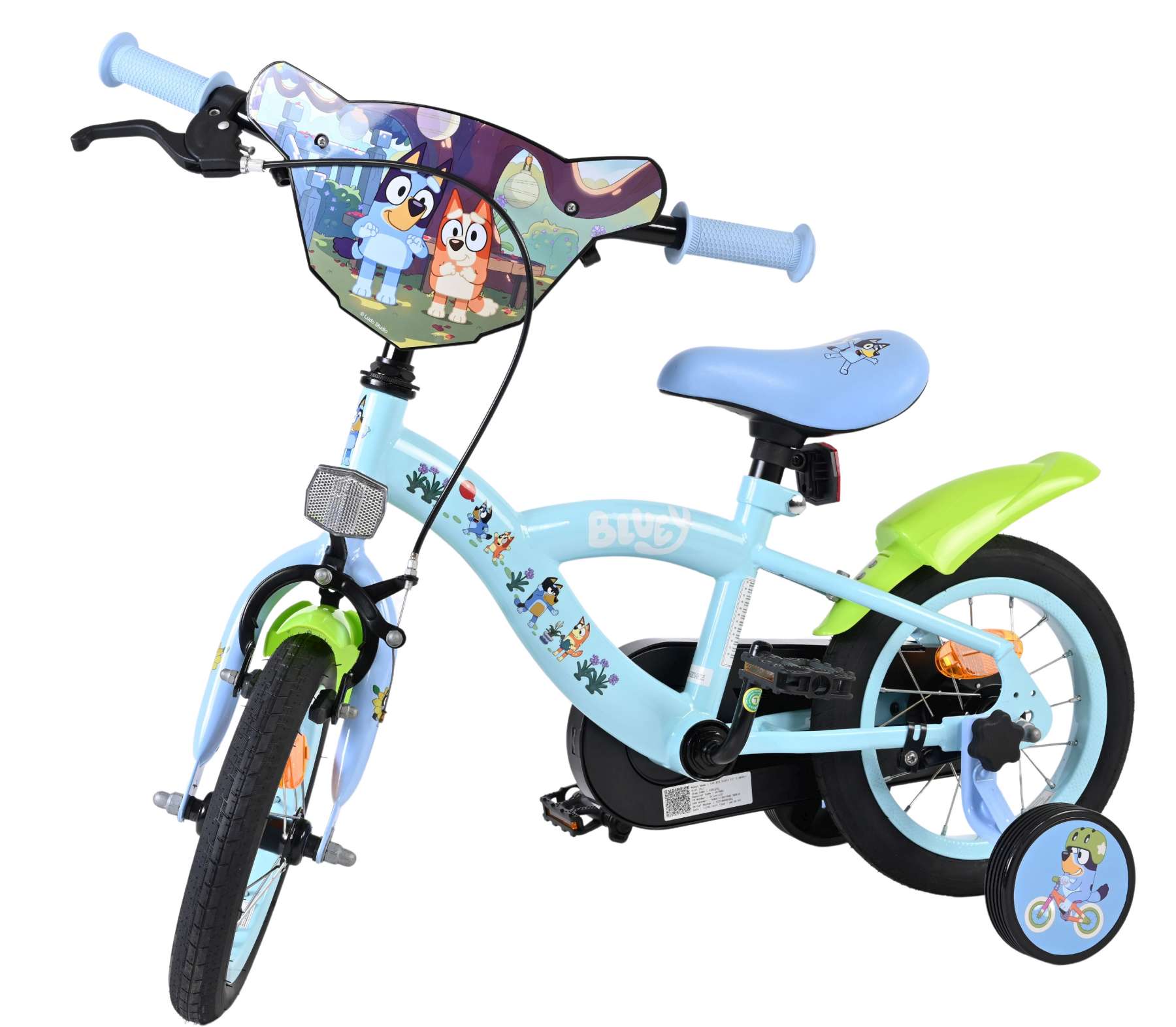 Bicicletta per bambini Bluey - uni - 12 pollici - blu