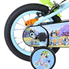 Bicicleta infantil Bluey de 12 pulgadas - azul claro - dos frenos de mano