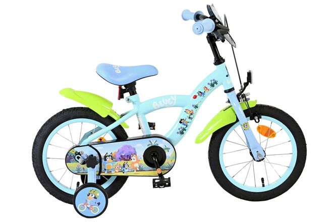 Bicicletta per bambini Bluey - 14 pollici - azzurra
