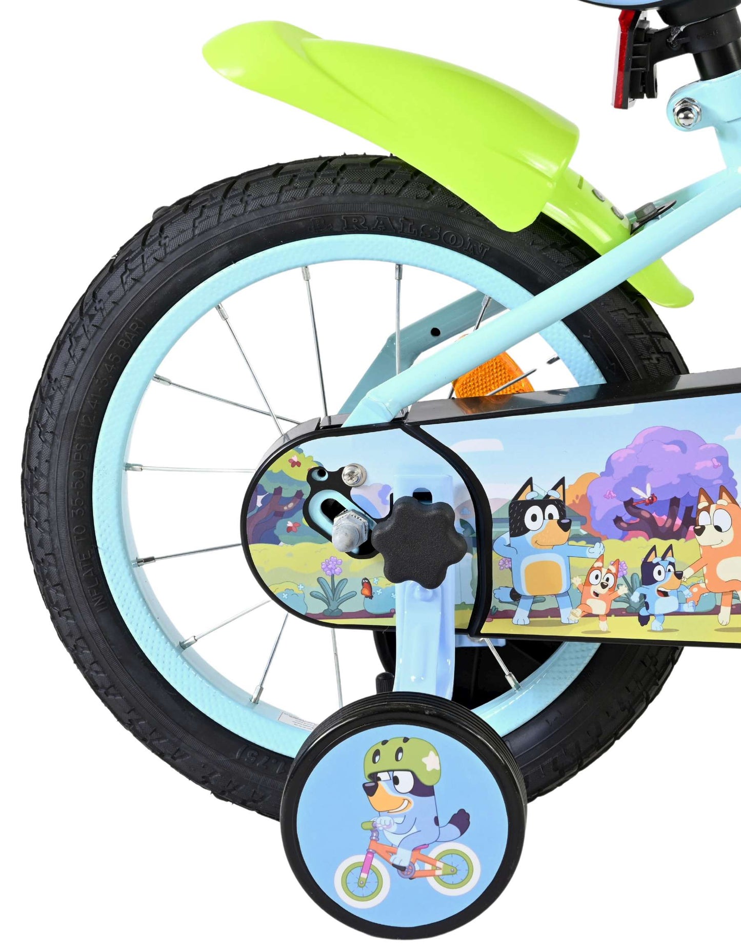 Bicicletta per bambini Bluey - 14 pollici - azzurra