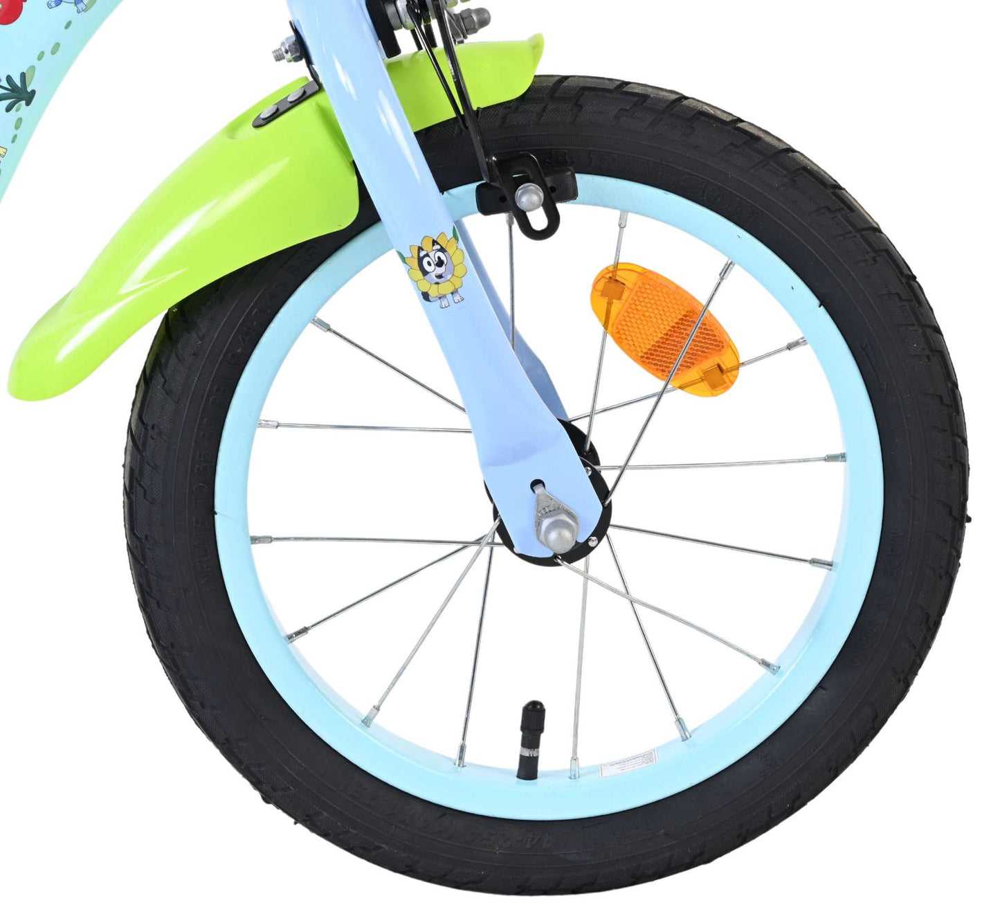 Bicicletta per bambini Bluey - 14 pollici - azzurra