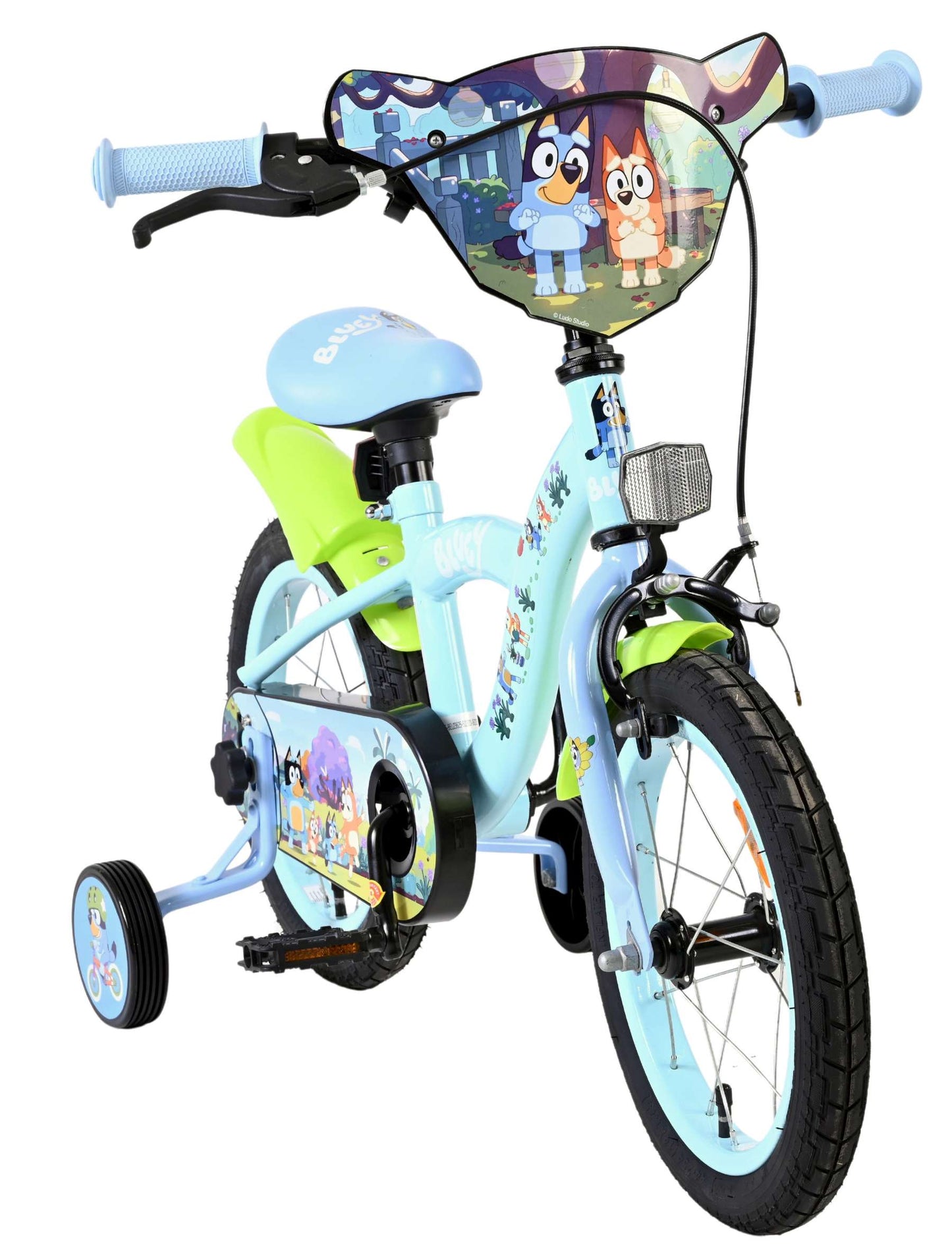 Bicicletta per bambini Bluey - 14 pollici - azzurra